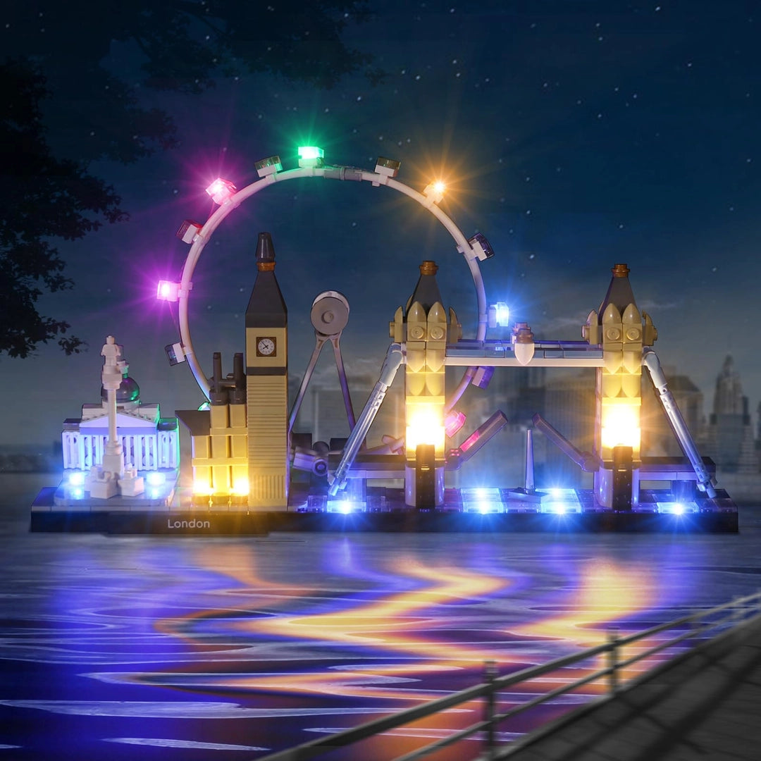 Zestaw LED do LEGO Architecture London 21034 podświetlenie LED RGB do makiety miasta