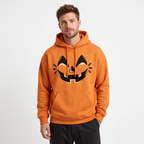 Bluza Dynia Halloween z Kapturem – Dzieci i Dorośli – Pomarańczowa