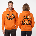 Bluza Dynia Halloween z Kapturem – Dzieci i Dorośli – Pomarańczowa