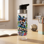 VOX01 Bidon z imieniem 700 ml – MONSTER VOXEL ADVENTURE Smok | Personalizowany Nadruk UV