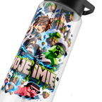 VOX01 Bidon z imieniem 700 ml – MONSTER VOXEL ADVENTURE Smok | Personalizowany Nadruk UV