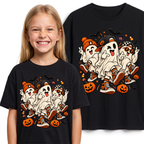 26_68 Koszulka na Halloween Śmieszna Duchy Tańczące Griddy Dla dzieci Młodzieży