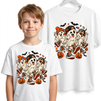 26_68 Koszulka na Halloween Śmieszna Duchy Tańczące Griddy Dla dzieci Młodzieży