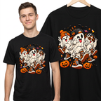 26_68 Koszulka na Halloween Śmieszna Duchy Tańczące Griddy Dla dzieci Młodzieży