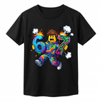 Śmieszna Koszulka Dziecięca T-Shirt 6 7 six seven brainrot Mem HIT 26_20