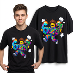Śmieszna Koszulka Dziecięca T-Shirt 6 7 six seven brainrot Mem HIT 26_20