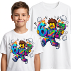 Śmieszna Koszulka Dziecięca T-Shirt 6 7 six seven brainrot Mem HIT 26_20