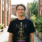 Koszulka Męska Bawełniana T-Shirt Prezent dla Miłosnika Siłowni "Ciało nie z tej Ziemi"