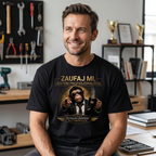 Koszulka Męska T-Shirt Prezent Dla Specjalisty Fachowca "Zaufaj mi Jestem Profesjonalistą"=
