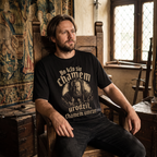 "Kto się Chamem urodził Chamem umrze" 1670 Serial Koszulka Męska T-Shirt Śmieszna Na Prezent - Czarna 26_63
