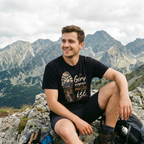 Koszulka Męska T-Shirt W góry Dla podróżnika Napis GÓRY WZYWAJĄ Koszulka W Góry