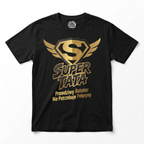 Koszulka Męska T-Shirt Prezent Dla Taty SUPER TATA Biała lub Czarna