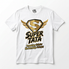 Koszulka Męska T-Shirt Prezent Dla Taty SUPER TATA Biała lub Czarna