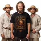 "Kto się Chamem urodził Chamem umrze" 1670 Serial Koszulka Męska T-Shirt Śmieszna Na Prezent - Czarna 26_64