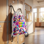 Personalizowany Worek Torba Szkolna do Szkoły na W-F z Imieniem w Jednorożce