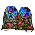 Personalizowany Worek Torba Szkolna do Szkoły na W-F z Imieniem Minecraft