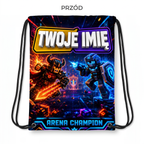 Personalizowany Worek Torba Szkolna do Szkoły na W-F z Imieniem Roblox Rivals