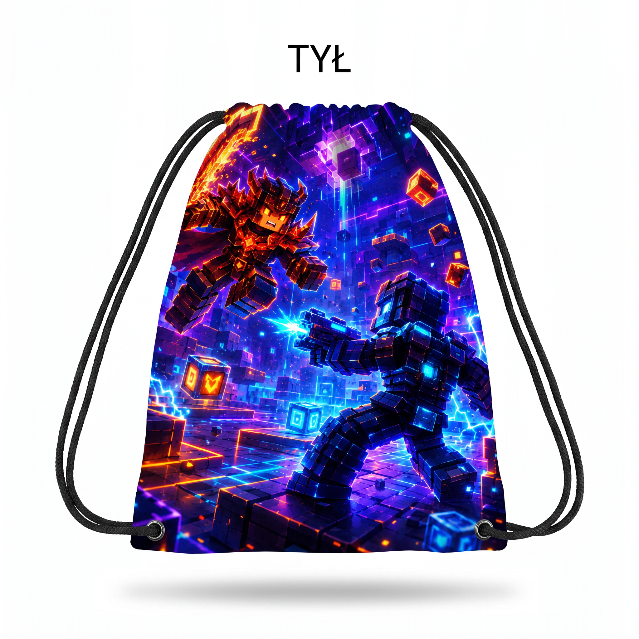 Personalizowany Worek Torba Szkolna do Szkoły na W-F z Imieniem Roblox Rivals
