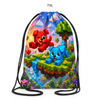 Personalizowany Worek Torba Szkolna do Szkoły na W-F z Imieniem Minecraft Pieski