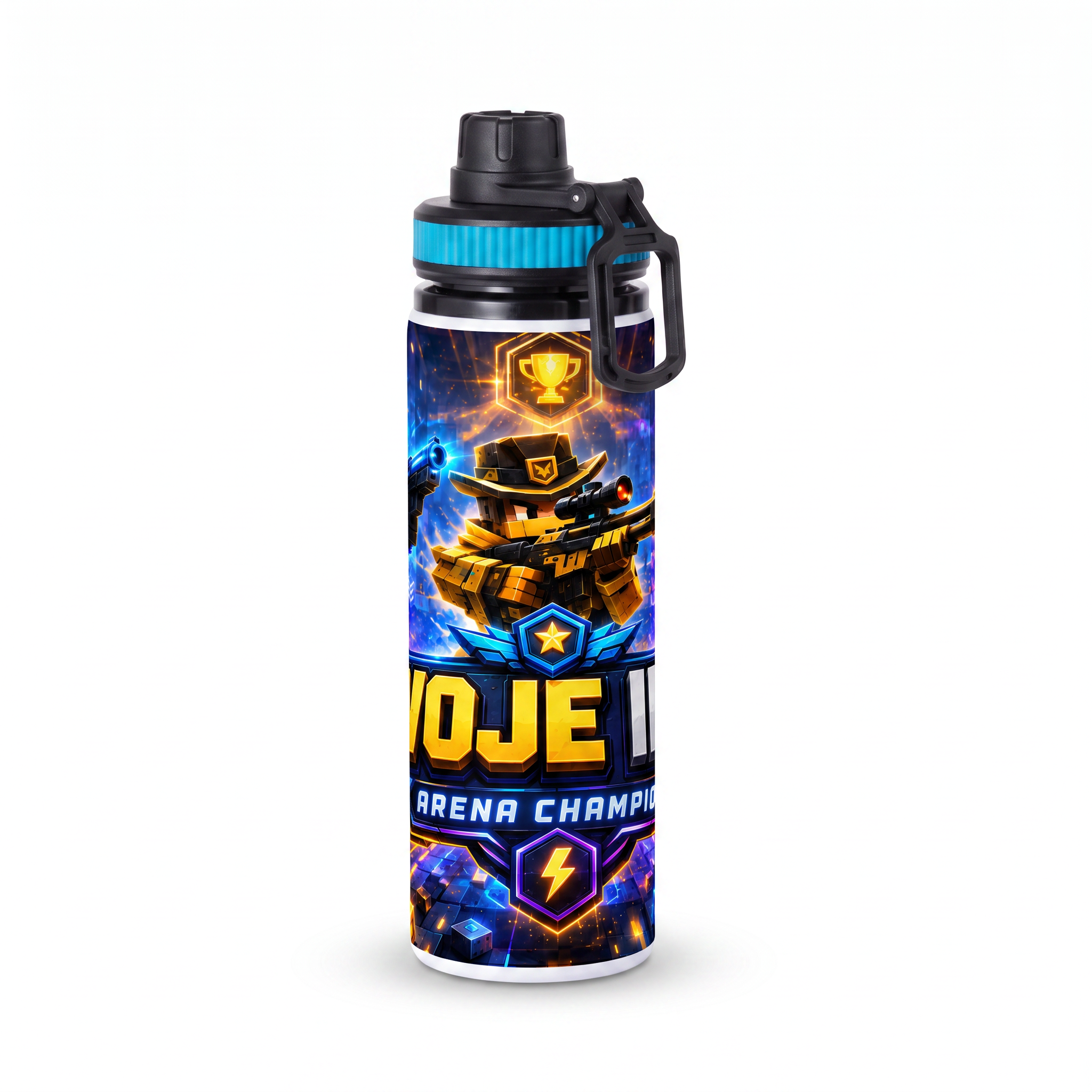 Personalizowany Bidon, Aluminiowa Butelka Dla Dzieci z Dowolnym Imieniem Dziecka - 850ml ROBLOX RIVALS