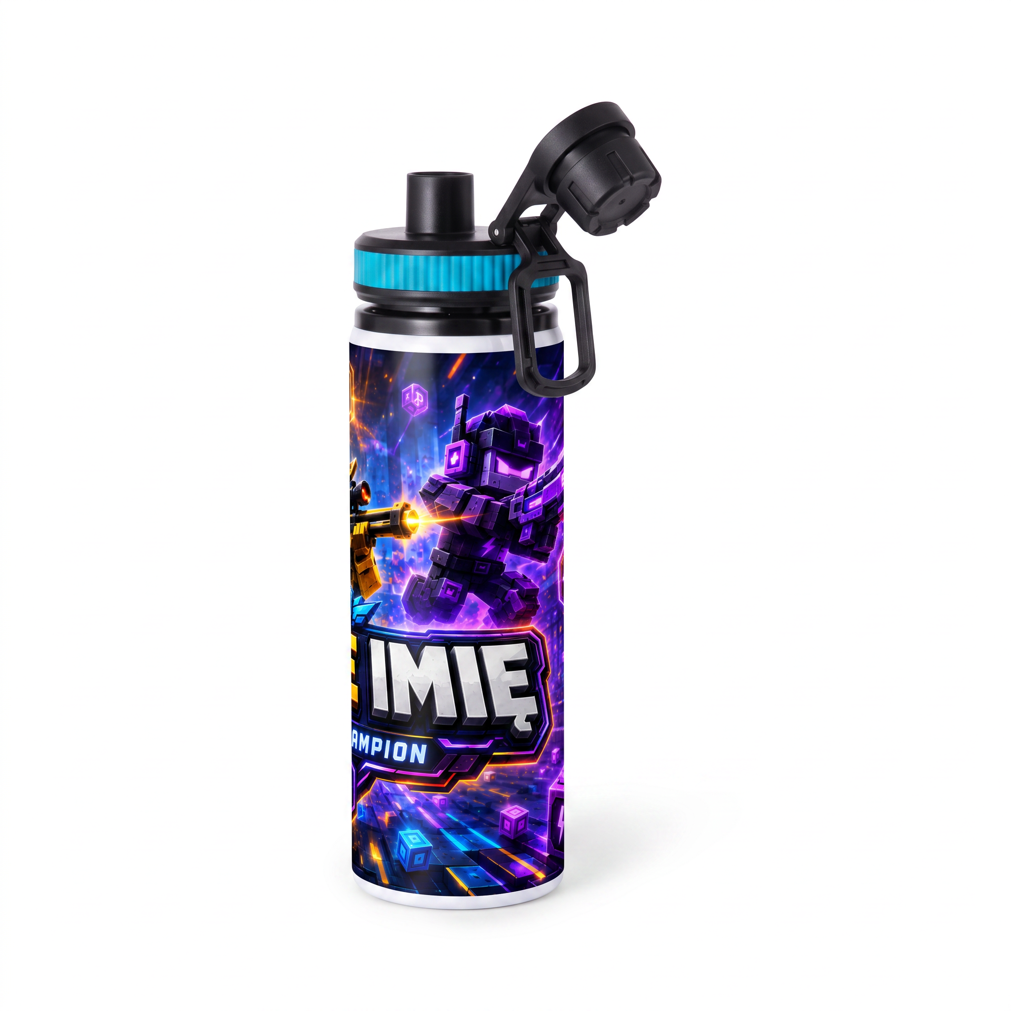 Personalizowany Bidon, Aluminiowa Butelka Dla Dzieci z Dowolnym Imieniem Dziecka - 850ml ROBLOX RIVALS