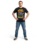 Koszulka Męska T-Shirt Prezent Dla Taty SUPER TATA Super Mario Biała lub Czarna