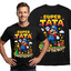 Koszulka Męska T-Shirt Prezent Dla Taty SUPER TATA Super Mario Biała lub Czarna