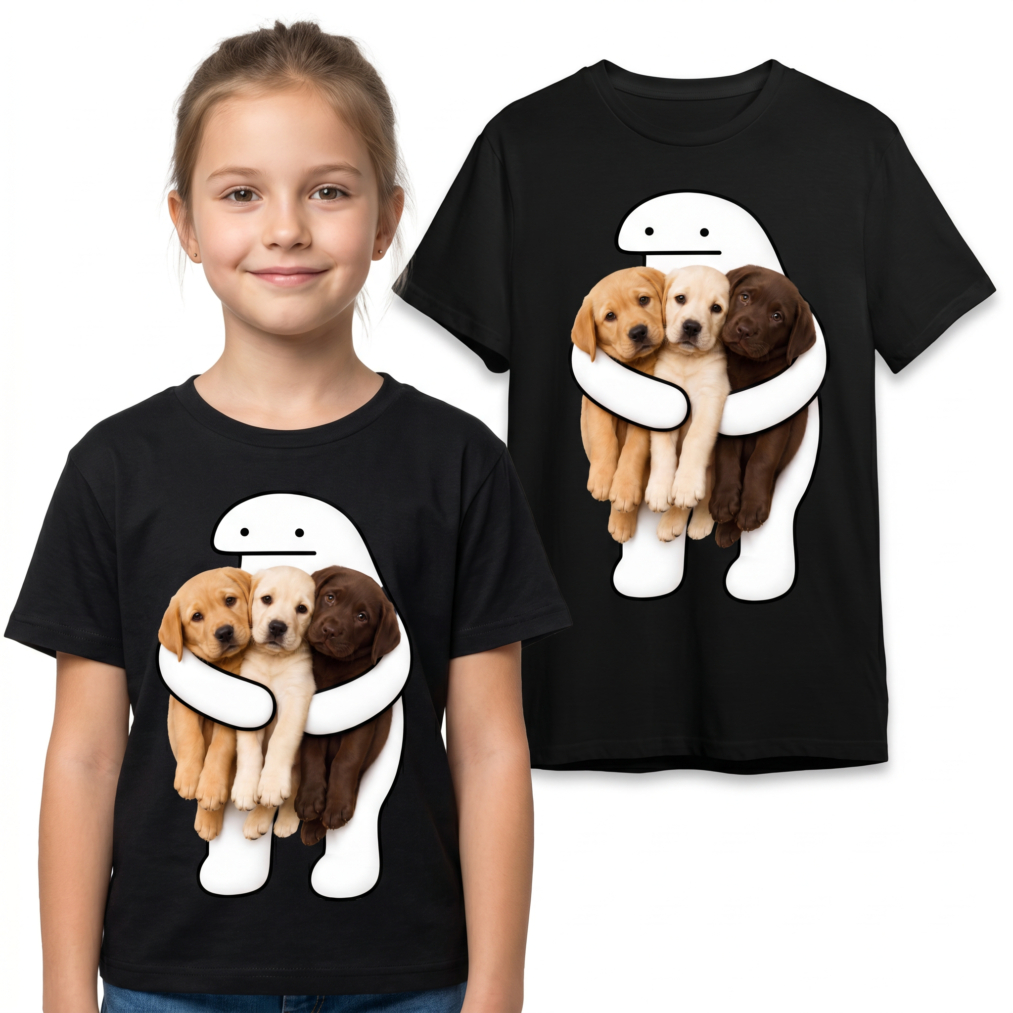 Śmieszna Koszulka z Memami kotkami Blob Dziecięca Bawełniana T-Shirt 26_61