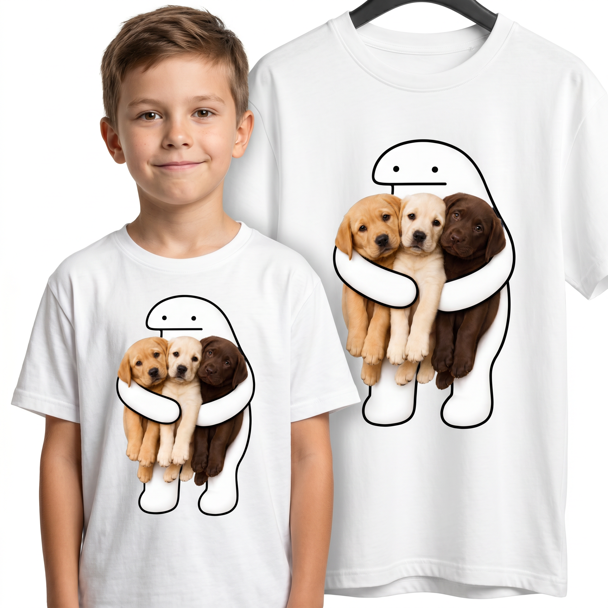 Śmieszna Koszulka z Memami kotkami Blob Dziecięca Bawełniana T-Shirt 26_61