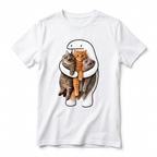 Śmieszna Koszulka z Memami kotkami Blob Dziecięca Bawełniana T-Shirt 26_41