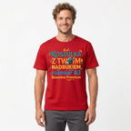 Koszulka Dla Dorosłych z Własnym Nadrukiem , T-Shirt 190g - Jakość Premium - Pełen Kolor