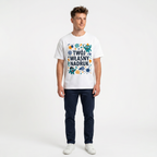 Koszulka Dla Dorosłych z Własnym Nadrukiem , T-Shirt 190g - Jakość Premium - Pełen Kolor