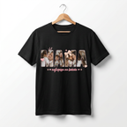 Koszulka Damska T-Shirt Prezent Dla Mamy Ze Zdjęciem Personalizowana Biała lub Czarna