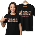 Koszulka Damska T-Shirt Prezent Dla Mamy Ze Zdjęciem Personalizowana Biała lub Czarna