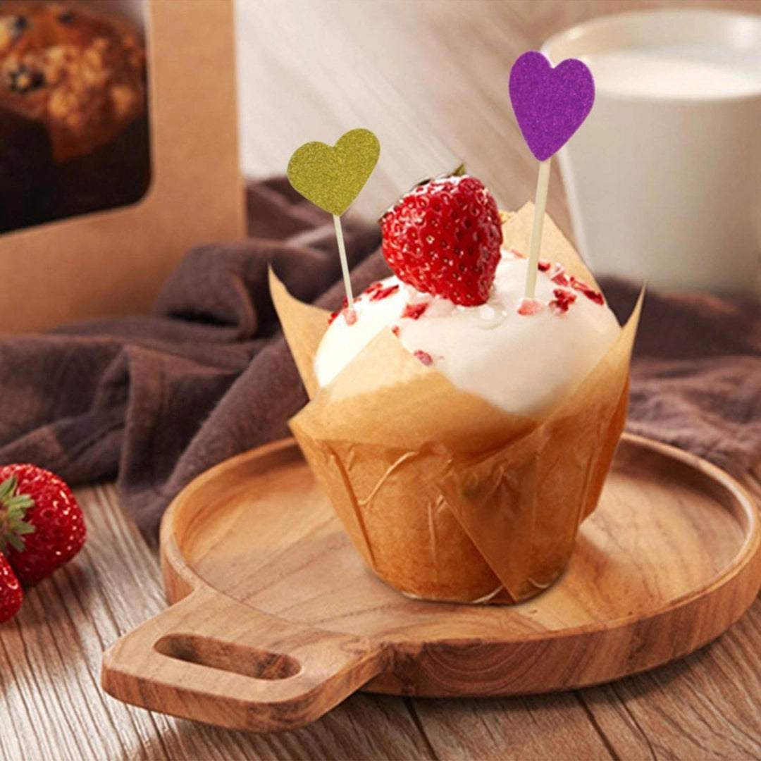 Foremki na Muffinki Babeczki Papierowe Formy Tulipan Brązowe Naturalne 200 sztuk Drugie zdjęcie produktu