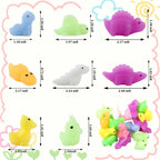 Squishy Gniotki dinozaury antystresowe zabawki sensoryczne 24 szt dla dzieci