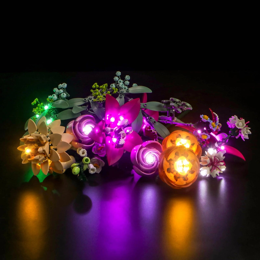 Zestaw oświetlenia LED do LEGO 10342 Piękny bukiet różowych kwiatów USB oświetlenie