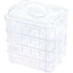 Organizer na nici plastikowy 4-poziomowy z uchwytem – box do przechowywania szpulek