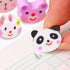 Mini gumki do ścierania 11 szt. w kształcie zwierzątek panda królik lisek