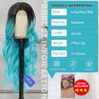 Peruka syntetyczna 26 cali około 66 cm — parametry producenta