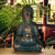 Figura ogrodowa Budda z podświetleniem LED – dekoracja zen 40 cm