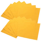 Złota folia aluminiowa do pakowania czekoladek 20×20 cm – 100 sztuk błyszczących arkuszy