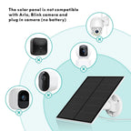 Panel solarny do ładowania kamer urządzeń 5V USB-C/Micro non-stop IP65 3.5W
