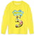 Spongebob Koszulka Bluzka z długim Rękawem Dziecięca z Imieniem i Cyfrą Na Urodziny Prezent SPO03