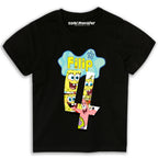 Spongebob Koszulka T-Shirt Dziecięcy z Imieniem i Cyfrą Na Urodziny Prezent SPO03