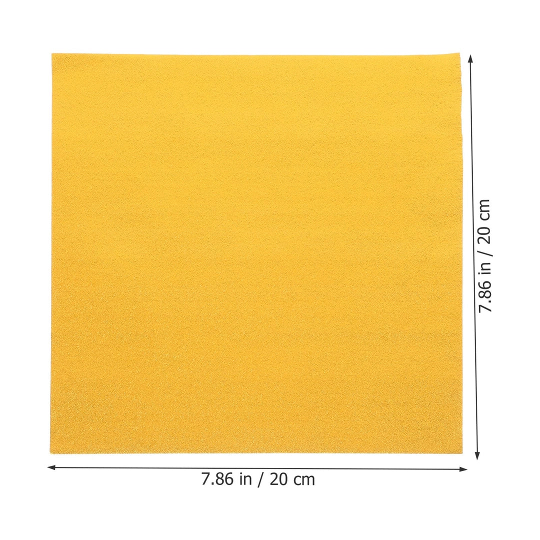 Złota folia aluminiowa do pakowania czekoladek 20×20 cm – 100 sztuk błyszczących arkuszy