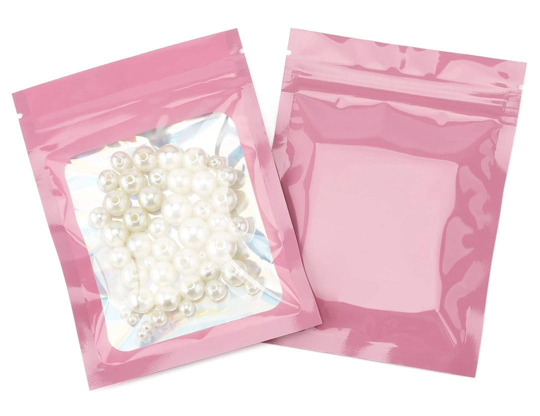 Torebki Woreczki Strunowe Ozdobne Mini Torebki na słodycze Prezenty Upominki Różowe 10x15 cm