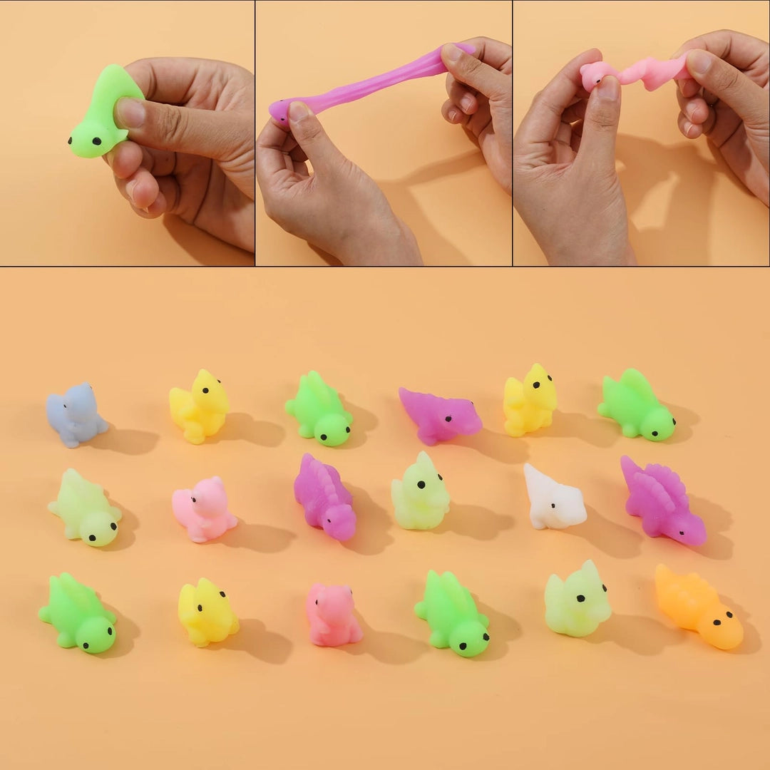 Squishy Gniotki dinozaury antystresowe zabawki sensoryczne 24 szt dla dzieci