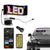 Wyświetlacz LED RGB do auta z Bluetooth, pilotem i aplikacją mobilną