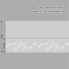 Folia okienna witrażowa samoprzylepna Mleczna Matowa 44x200 cm Dmuchawce